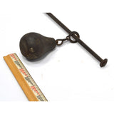 VTG/Antique "BEMIS & CALL CO." STEELYARD SCALE Cast Iron BEAM BALANCE 0-75 Range