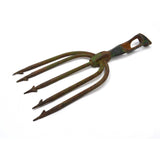 Vintage LARGE FROG SPEAR HEAD (Only) 5-Tine/Prong EEL FISHING FORK Great Patina