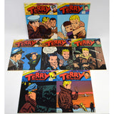 Very Nice "TERRY AND THE PIRATES" COMIC BOOK Lot of 25 PAPERBACK BOOKS c.1986-92