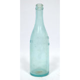 Antique GLASS SODA-BEER BOTTLE 13 oz., Aqua "PETER HAUCK & CO. HARRISON, N.J."