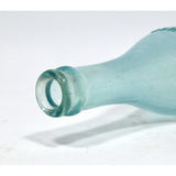 Antique GLASS SODA-BEER BOTTLE 13 oz., Aqua "PETER HAUCK & CO. HARRISON, N.J."