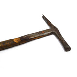 Antique UPHOLSTERS "CARPET HAMMER" Strapped Wood Handle "CLAW-PEEN" TACK HAMMER