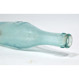 Antique GLASS SODA-BEER BOTTLE 13 oz., Aqua "PETER HAUCK & CO. HARRISON, N.J."