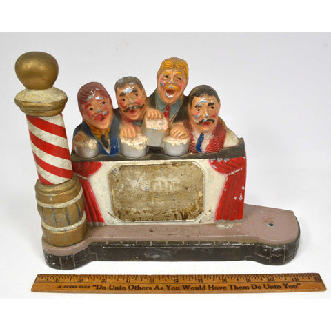 Vintage PABST BLUE RIBBON "BARBERSHOP QUARTET" for PARTS/REPAIR Missing Bottle