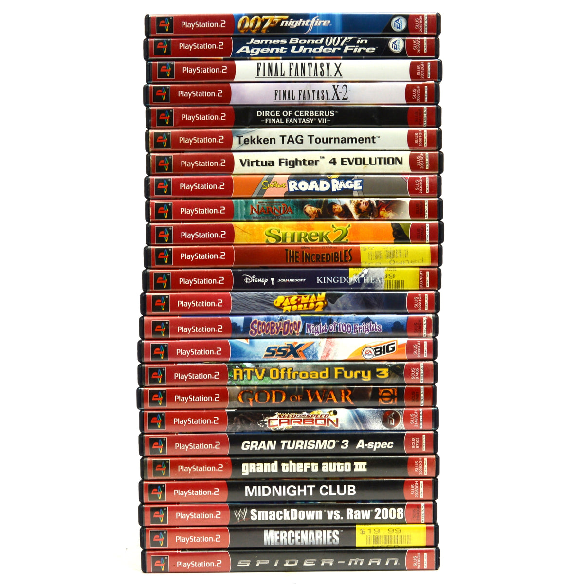 Great PLAYSTATION 2 GAME Lot of 24 PS2 Games! FINAL FANTASY Tekken GRE –  Get A Grip & More
