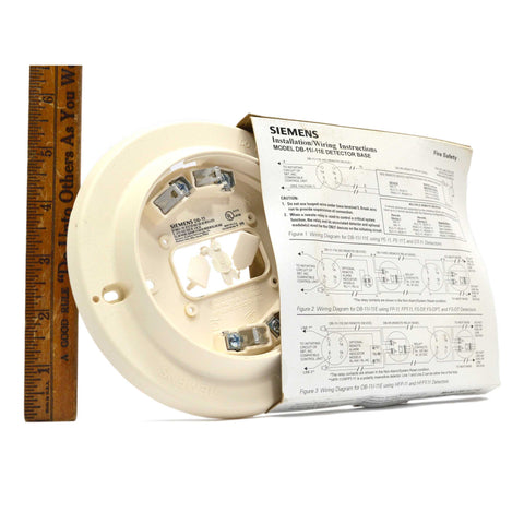 New! SIEMENS "MODEL DB-11/-11E DETECTOR BASE" p/n 500-094151-E *MULTIPLE AVAIL.*