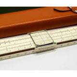Vintage KEUFFEL & ESSER SLIDE RULE #N4053-3 c1937 in LEATHER CASE + Paper Insert