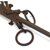 VTG/Antique "BEMIS & CALL CO." STEELYARD SCALE Cast Iron BEAM BALANCE 0-75 Range