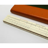 Vintage KEUFFEL & ESSER SLIDE RULE #N4053-3 c1937 in LEATHER CASE + Paper Insert