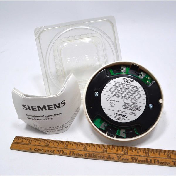 New (Open) SIEMENS "FIRE DETECTION HEAT DETECTOR HEAD" Mo. FPT-11 "E395002"