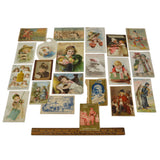 Antique Advertising TRADE CARD Lot of 21 QUACK CURES/MEDICINE Browns CARTERS ++!