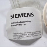 New (Open) SIEMENS "FIRE DETECTION HEAT DETECTOR HEAD" Mo. FPT-11 "E395002"