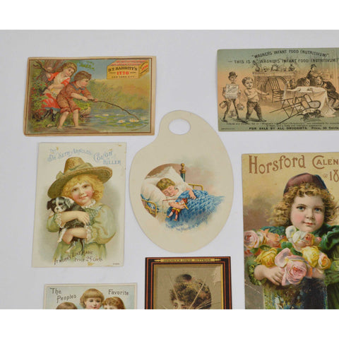 Antique Advertising TRADE CARD Lot of 21 QUACK CURES/MEDICINE Browns CARTERS ++!