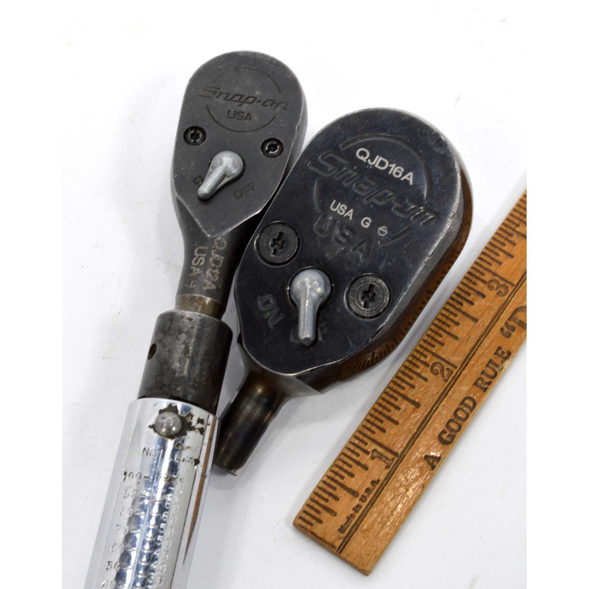 Interchangeable Head SNAP-ON RATCHET-TORQUE WRENCH #QJIJ275 with