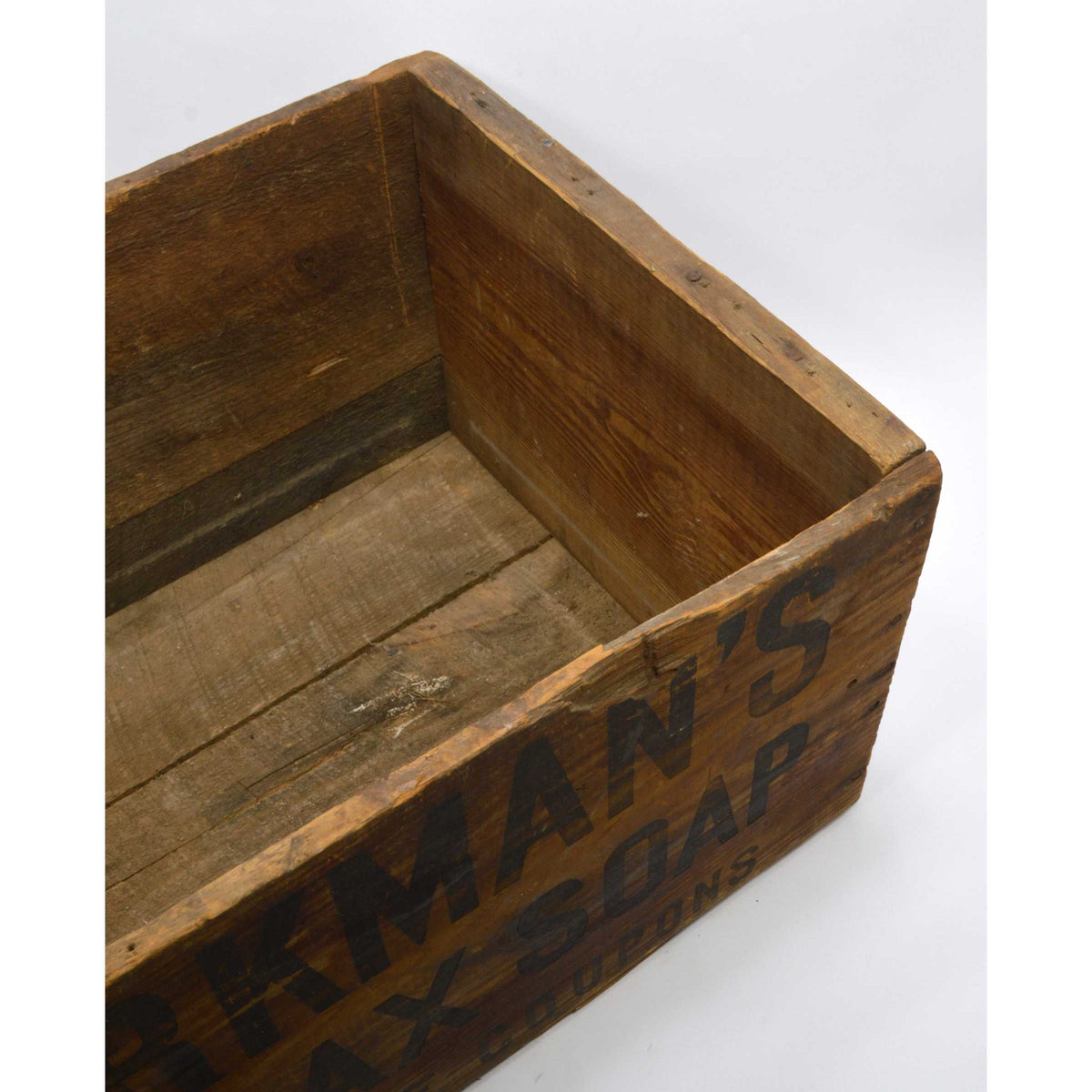 Old soap box  Vintage crates, Wooden crate boxes, Crate decor