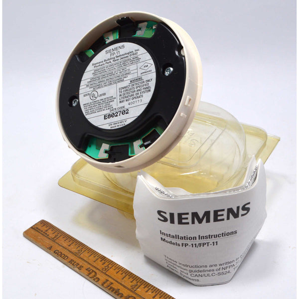 New (Open) SIEMENS "FIRE DETECTION HEAT DETECTOR HEAD" Mo. FP-11 "E802702"
