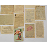 Antique Advertising TRADE CARD Lot of 21 QUACK CURES/MEDICINE Browns CARTERS ++!