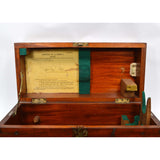 Antique "DIRECTOR No. 5" TRANSIT by E.R WATTS & SON c1917" #4558 in DOVETAIL BOX