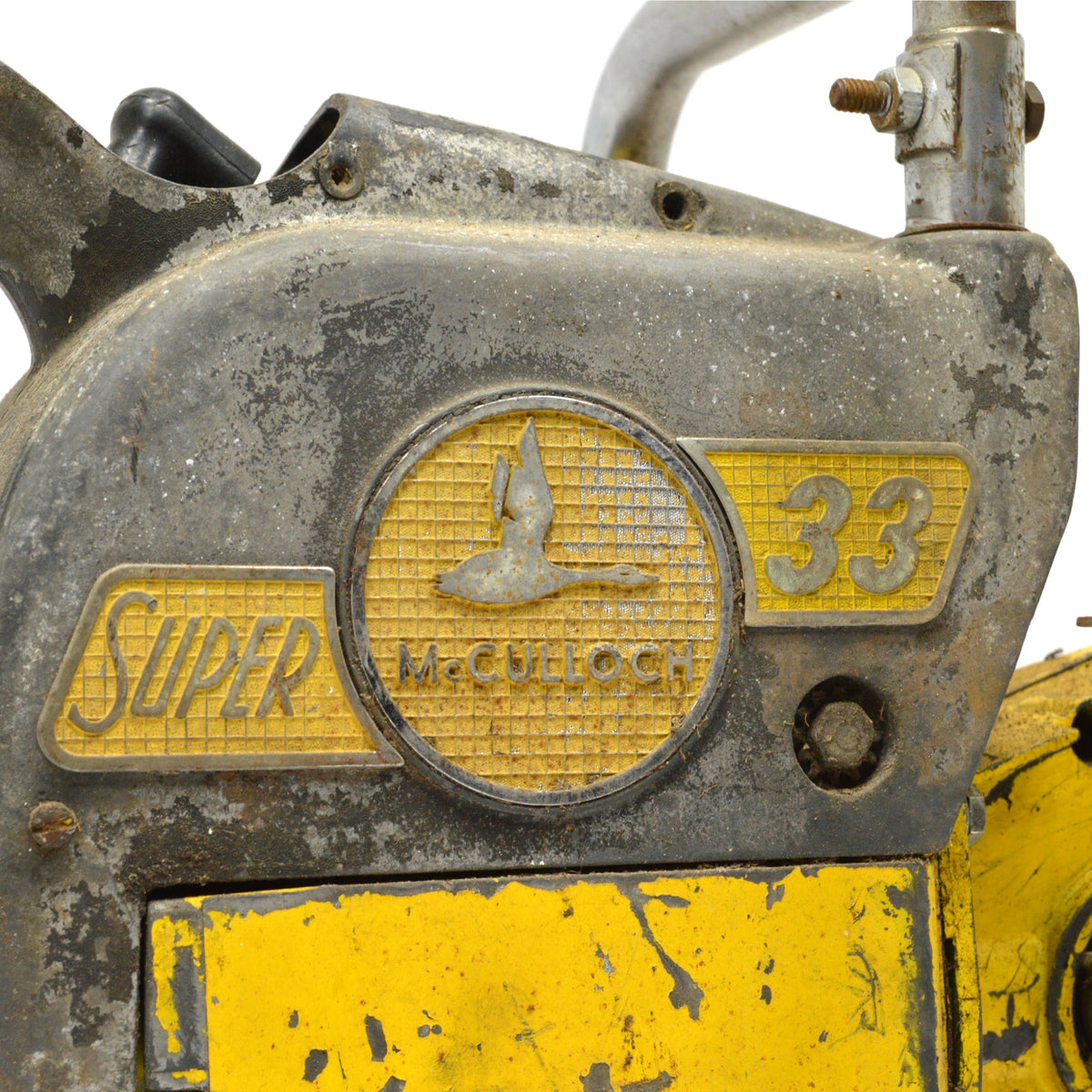 Vintage McCULLOCH CHAINSAW "SUPER 33" for **Parts/Repair** REPURPOSE A