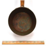 Antique SIGNED COPPER POT "BRAMHALL DEANE CO." 1 Gallon STEM & WOOD HANDLE Rare