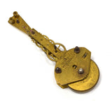 Vintage SALVAGED CLOCK MOVEMENT "Tradition 7 Jewels" by J. KAISER of W. GERMANY