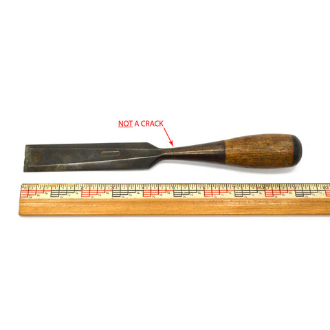 Antique STANLEY EVERLASTING SWEETHEART 1" CHISEL No. 40 or 50? with 4-1/8" Blade
