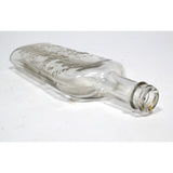 Vintage GLASS BUG POISON BOTTLE Clear "DR TRAGER'S DEAD SHOT" Scranton, PA Nice!