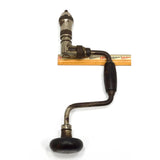 Antique STANLEY No 923-8" BIT BRACE Cocobolo Handles c1905 EGGBEATER TYPE DRILL