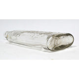 Vintage GLASS BUG POISON BOTTLE Clear "DR TRAGER'S DEAD SHOT" Scranton, PA Nice!