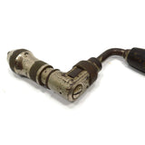 Antique STANLEY No 923-8" BIT BRACE Cocobolo Handles c1905 EGGBEATER TYPE DRILL