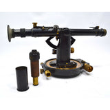 Antique "DIRECTOR No. 5" TRANSIT by E.R WATTS & SON c1917" #4558 in DOVETAIL BOX