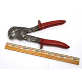 Clean Used KLEIN RATCHETING CABLE CUTTER No. 63060 Electricians LINEMAN'S TOOL