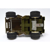 Vintage MINI TONKA TRUCK 'ARMY JEEP' w/ Original CANOPY c.1960 Old PRESSED STEEL