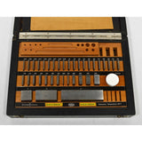 Vintage HELIOS *Partial* PRECISION GAGE SET No. 11736 Germany in BLACK WOOD BOX