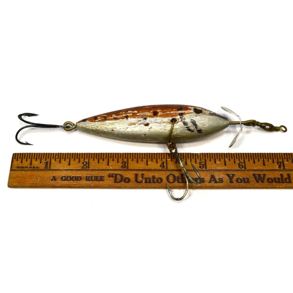 4 Vintage Wooden Fishing Lures