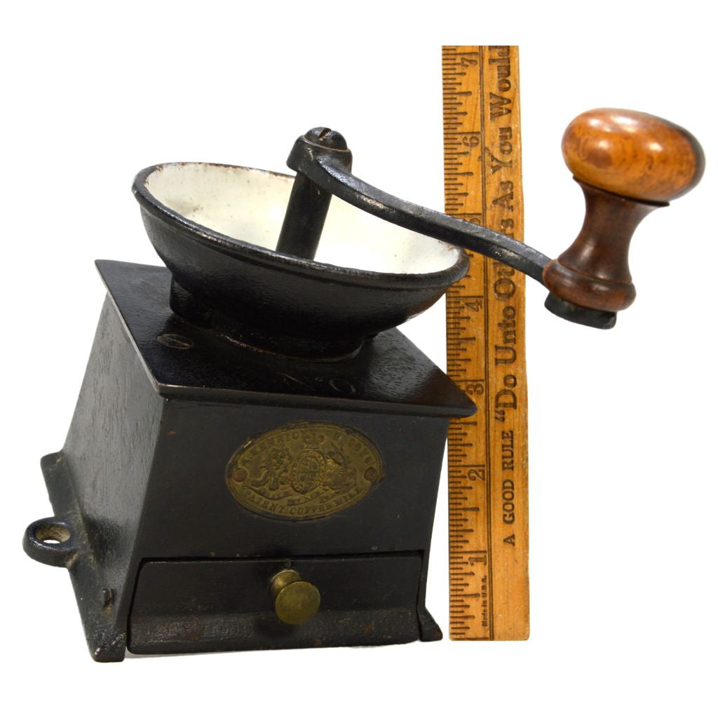 Antique A. KENRICK & SONS No. 0 COFFEE MILL Cast Iron