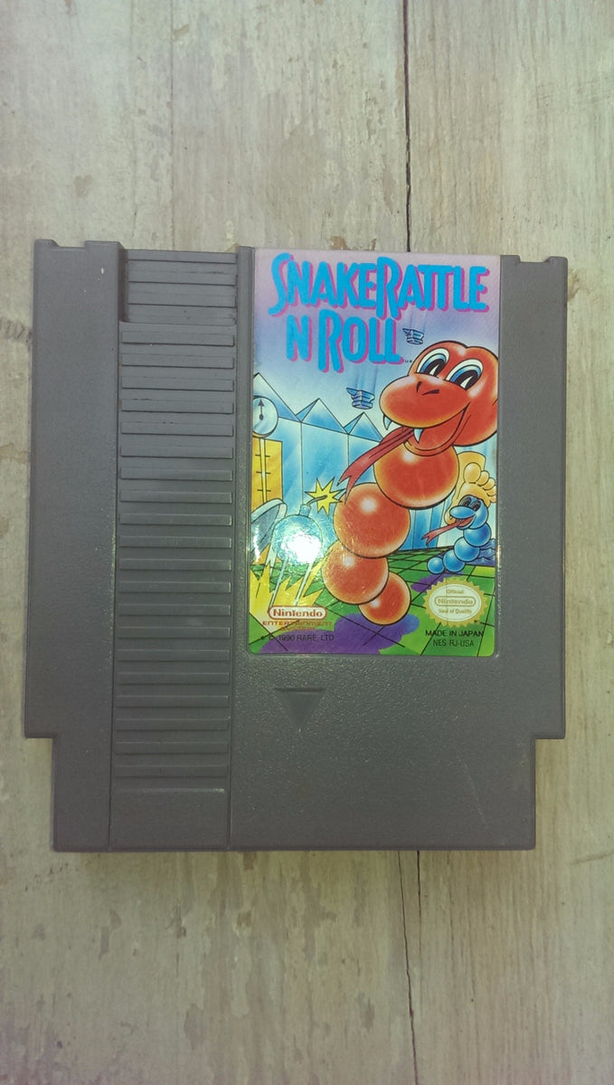 Snake Rattle N Roll NES Game Cartridge only Nintendo – Get A Grip & More