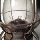 Dietz "Viesta" Rare Lantern New york USA Railroad markings On glass!