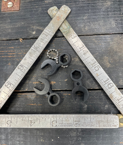 3D Printed 10mm Stubby Combination Wrench Keychain