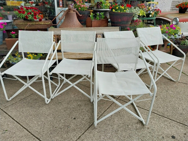 Brown Jordan Mid Century Outdoor Aluminum Chairs (5)