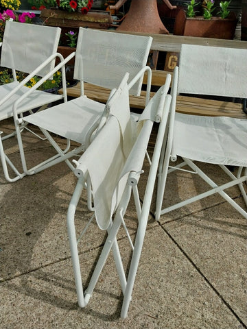 Brown Jordan Mid Century Outdoor Aluminum Chairs (5)