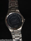 FOSSIL Blue AM-3423 100M Stainless Steel Men's Watch Great Condition!