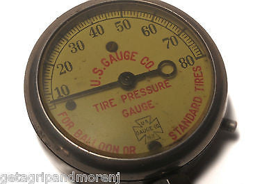 1926 U.S. GAUGE CO. N.Y. Tire Pressure Gauge For Balloon or Standard Tires
