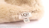 UGG Bucket HAT Leather Shearing Classic Chestnut Light Brown One Size New!