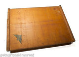 1929 Child's Wooden Learning Desk by Lewis E. Myers Antique!