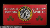 MOHAWK LIQUEURS Mancave Metal Sign Centennial Quality Spirits!