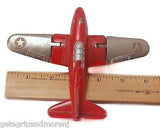 HUBLEY Metal Kiddie Airplane Toy #430 Folding Wings Antique Vintage!