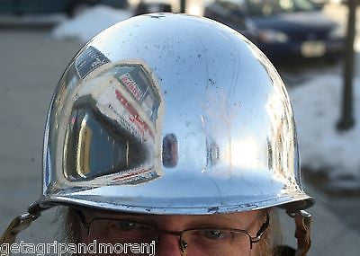 WWII US Army M-1 Parade Chrome Helmet!