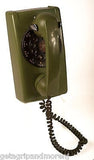 ITT ROTARY Green Wall Phone Telephone 1960's Antique!