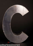 Stainless Steel 12" Inch Letter Sign C Vintage!